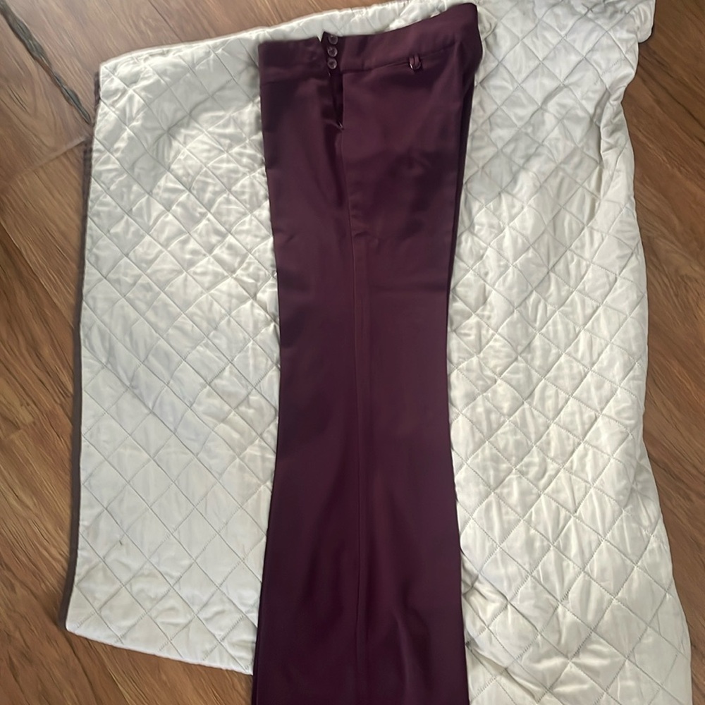 Rampage dress pants these are not brown they are burgundy